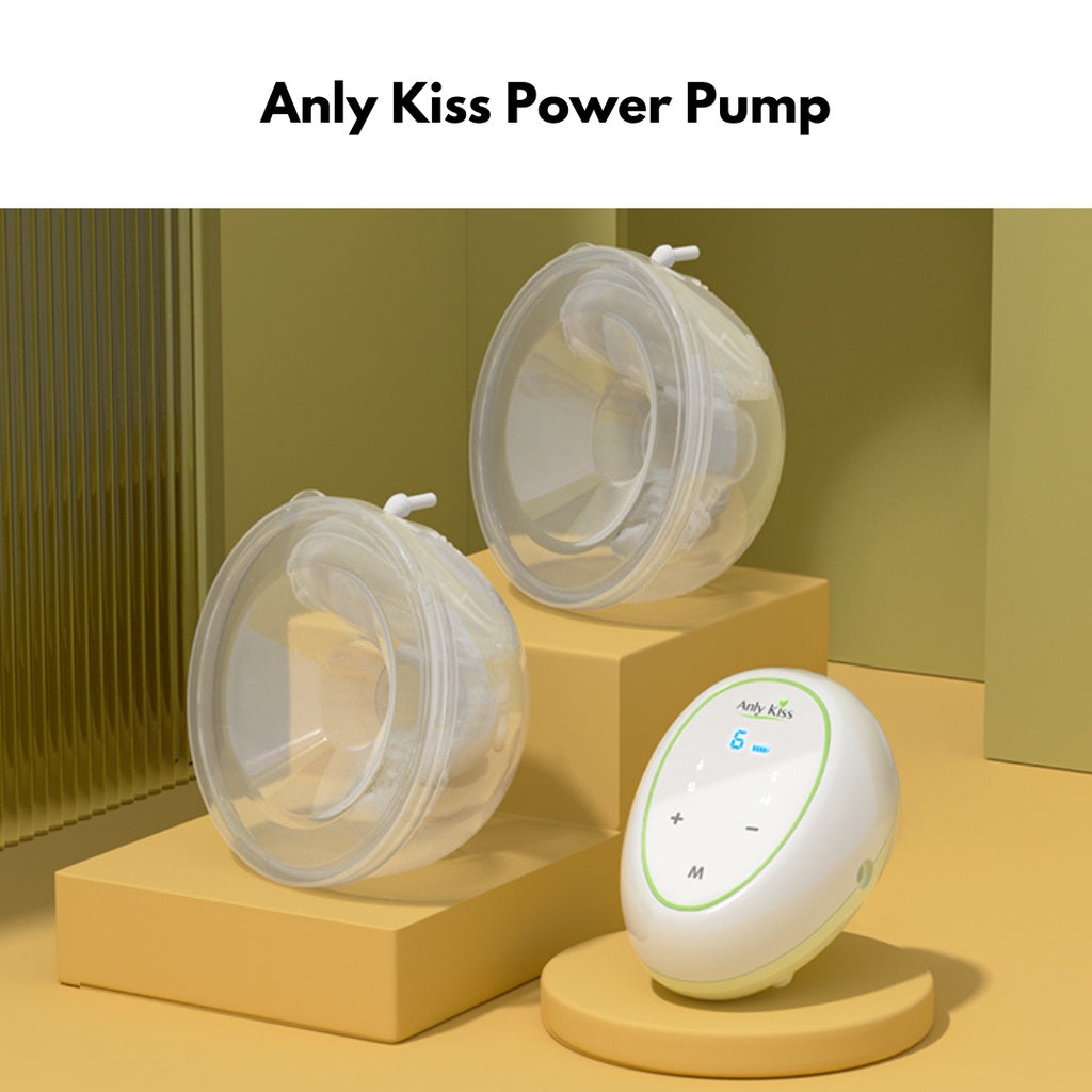 Anly Kiss Power Pump Electric Breast Pump with Portable Double Hands-free  Collection Cups